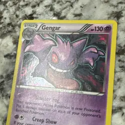 2015 XY - Gengar Holo 60/162 XY BREAKthrough Creep Show Lightly Played - Image 3