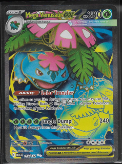 Pokemon Mega Venusaur EX Full Art Holo 155/132 Me01: Mega Evolution - Image 1