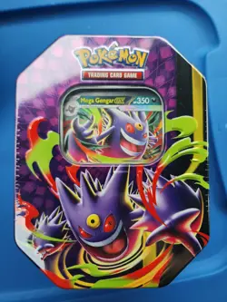 Mega Moonlit Gengar Tin Sealed Pokemon TCG - Image 1