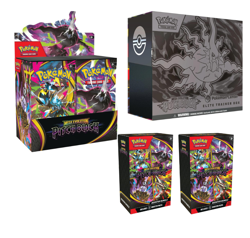 Pitch Black Pokemon Center ETB x1, Booster Box x1, & Booster Bundle x2 PRESALE - Image 1