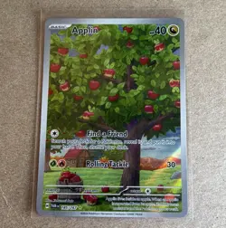 Pokemon TCG SV06 Twilight Masquerade Applin 185/167 Illustration Rare Holo EN - Image 1