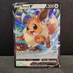Eevee V 108/159 Crown Zenith Ultra Rare Holo Pokemon Card - Image 1