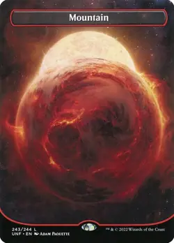 MTG Mountain UNF Common Foil #243 - Image 1