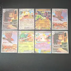 Pokemon TCG Perfect Order Lot 8 Cards Meowth Mega Gible Decidueye Talonflame - Image 1