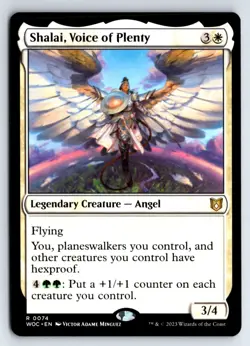 Shalai, Voice of Plenty -Commander: Wilds of Eldraine - Image 1