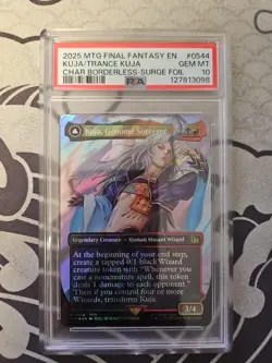 Kuja Genome Sorcerer Trance 2025 MTG Final Fantasy #0544 Surge Foil PSA 10 - Image 1