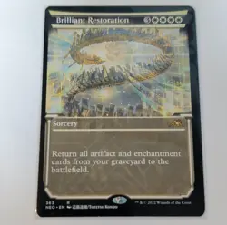 Brilliant Restoration MTG NEO #0363 Rare Borderless Sorcery EN - Near Mint - Image 1