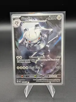 Steelix 150/132 Illustration Rare Mega Evolution Pokemon Holo Near Mint - Image 1