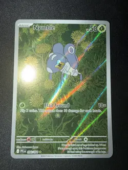 Nymble 096/094 NM Pokemon TCG Illustration Rare Phantasmal Flames Holo - Image 4