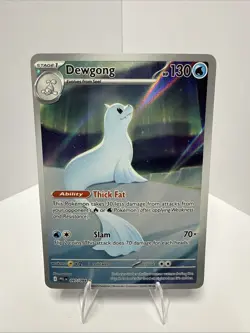 Pokemon TCG Phantasmal Flames Dewgong #097/094 Illustration Rare NM - Image 1