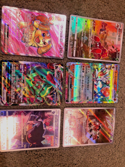 LOT OF 6 *ULTRA RARE* JAPANESE AND KOREA POKEMON CARDS NM - Image 1