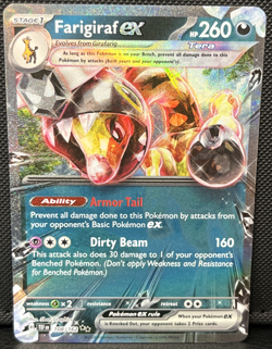 Farigiraf EX 108/162 Double Rare Holo - SV05 - Temporal Forces -NM- Pokemon TCG - Image 1