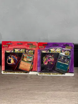 2x Pokemon Ascended Heroes Tech Sticker Collection - Ghastly & Charmander ✅ - Image 1