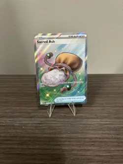 Sacred Ash 115/088 Full Art Ultra Rare Holo Pokemon TCG Perfect Order NM - Image 1