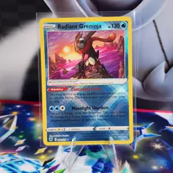 Radiant Greninja 046/189 Astral Radiance Radiant Rare Pokemon TCG - Image 1