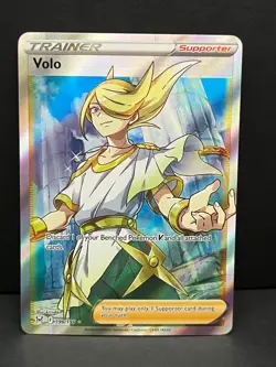 Volo 196/196 Ultra Rare Lost Origin Pokemon Near Mint - Image 1