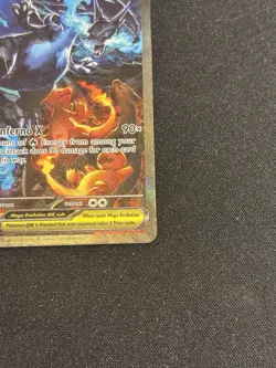 Pokemon Mega Charizard X EX 125/094 Me02 Phantasmal Flames Holo EN. MP - Image 5