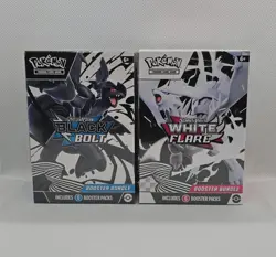 Pokemon Black Bolt and White Flare Booster Bundle Sealed New - Image 1
