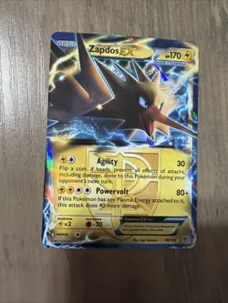 Zapdos EX 48/135 EX Rare Plasma Storm Holo Pokemon LP - Image 1