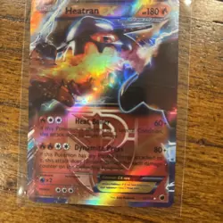 Pokemon TCG Heatran EX 13/116 Plasma Freeze Team Plasma Holo UR 180 HP Eng 2013 - Image 1
