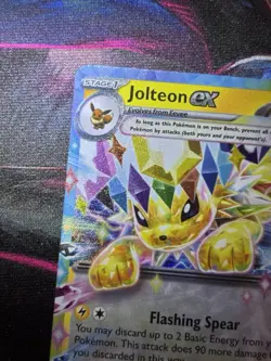 Pokemon TCG Jolteon ex Prismatic Evolutions Double Rare Holo 030/131 - Image 3