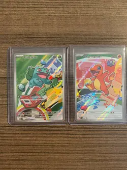Pokemon TCG First Partner Kanto Starters Illustration Rare Promos Lot - Image 2
