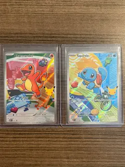 Pokemon TCG First Partner Kanto Starters Illustration Rare Promos Lot - Image 3