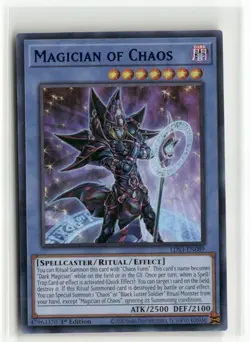Yugioh Magician of Chaos (Blue) LDS3-EN089 Ultra Rare 1st Ed NM - Image 1