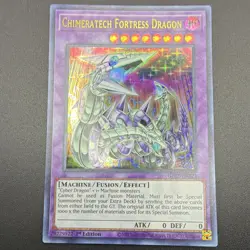 Yugioh Chimeratech Fortress Dragon GFP2-EN123 Ultra Rare Holo 1st Ed - Image 3