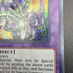 Yugioh Chimeratech Fortress Dragon GFP2-EN123 Ultra Rare Holo 1st Ed - Image 4