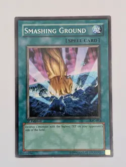 Yu-Gi-Oh! - 1st EDITION - Invasion of Chaos #IOC-093 - Smashing Ground - Image 1