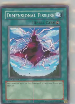 Yu-Gi-Oh Enemy of Justice Dimensional Fissure #EOJ-EN047 1st Ed NM or Better - Image 1