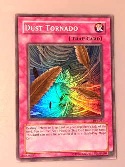 yugioh Dust Tornado PSV-011 Unlimited Edition Super Rare near mint - Image 1