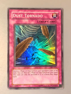 yugioh Dust Tornado PSV-011 Unlimited Edition Super Rare near mint - Image 3