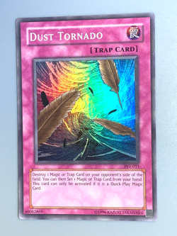 yugioh Dust Tornado PSV-011 Unlimited Edition Super Rare near mint - Image 4