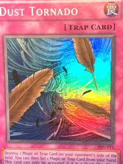 yugioh Dust Tornado PSV-011 Unlimited Edition Super Rare near mint - Image 5