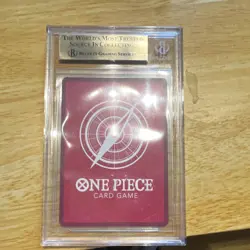 Bandai One Piece Nami Alt Art Leader Foil OP03-040 Pillars Japanese Beckett 9.5 - Image 2