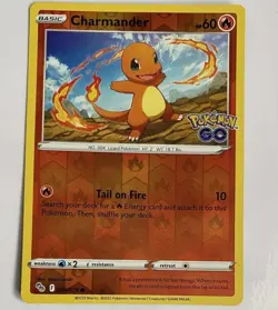 Pokemon Cards Charmander 008/078 Reverse Holo Pokemon Go Mint Card - Image 1