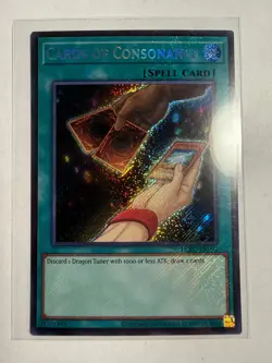 Cards of Consonance Secret Rare Legendary Collection Kaiba LCKC-EN092 NM - Image 1