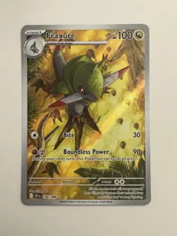 Pokemon TCG Black Bolt Illustration Rare Fraxure 146/086 NM MINTY 🔥 ENGLISH - Image 1