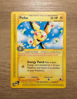 Pokemon Card | Pichu 58/165 Expedition Set 2000 Non Holo | WOTC Rare TCG Vtg - Image 1