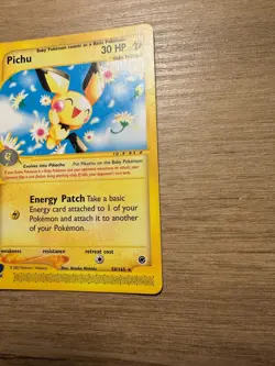 Pokemon Card | Pichu 58/165 Expedition Set 2000 Non Holo | WOTC Rare TCG Vtg - Image 4