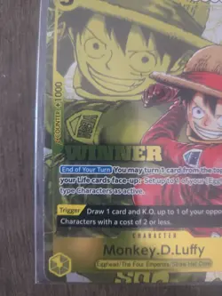 Monkey.D.Luffy (Winner Pack 2026 Vol. 2) P-106 One Piece Promotion Cards Foil - Image 5