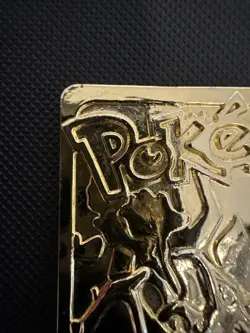 Pokemon 1999 23k Gold Plated Charizard Limited Edition BK Mini Card (stock# 001) - Image 3