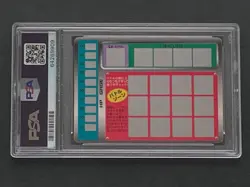 Pokemon Scratch Card Pikachu NO.25 PSA8 NM-MT UNSCRATCHED 1997 TOMY Japanese - Image 2