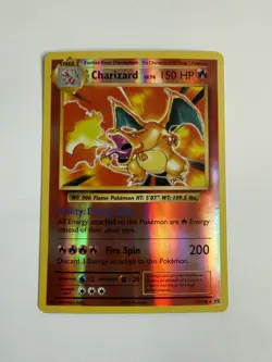 XY Evolutions Charizard 11/108 Reverse Holo Rare NM Pokemon Card - Image 1