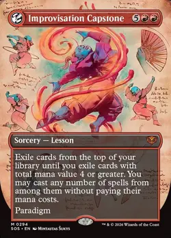 Improvisation Capstone-Secrets Of Strixhaven-Borderless-Foil-294-NM - Image 1