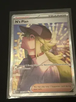 Pokemon TCG N's Plan 170/086 Sir Black Bolt Special Illustration Rare - Image 1