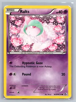 Ralts RC8/RC25 Holo Legendary Treasures: Radiant Collection Pokemon HP - Image 1