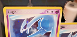 Pokemon Lugia Holo 2/17 - Vintage 2000s WotC POP Series 5 Promo - LP (w/ bonus) - Image 3